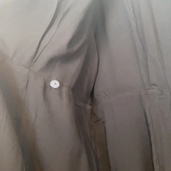 SALE ✨ Atmos&Here Iconic Brand Black midi wrap around button dress size 24 NWT - Picture 5 of 9